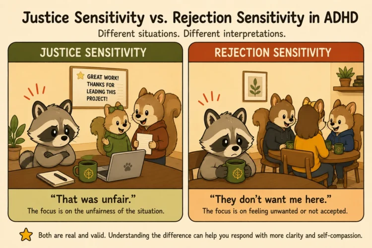     Pache comparing justice sensitivity and rejection sensitivity in ADHD