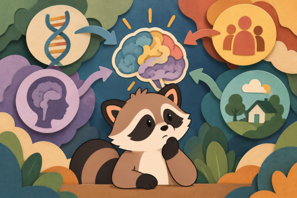     Pache considering genetics, the brain, family history, and environment as factors involved in ADHD